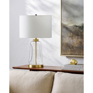  Clear Glass Cotton Table Lamp | Oroa.com