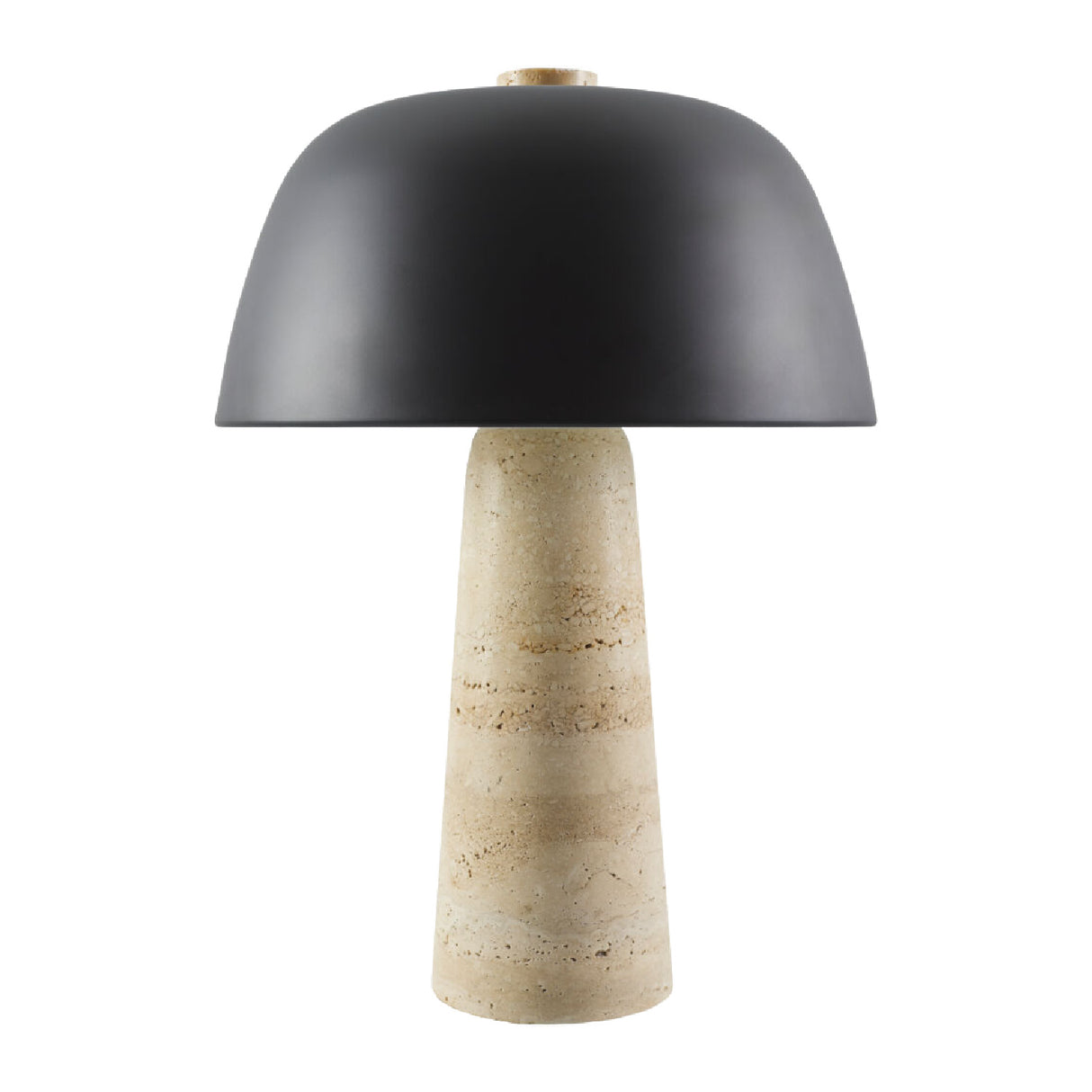   Metal Shade Travertine Table Lamp L | Oroa.com