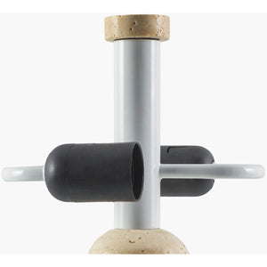   Metal Shade Travertine Table Lamp L | Oroa.com