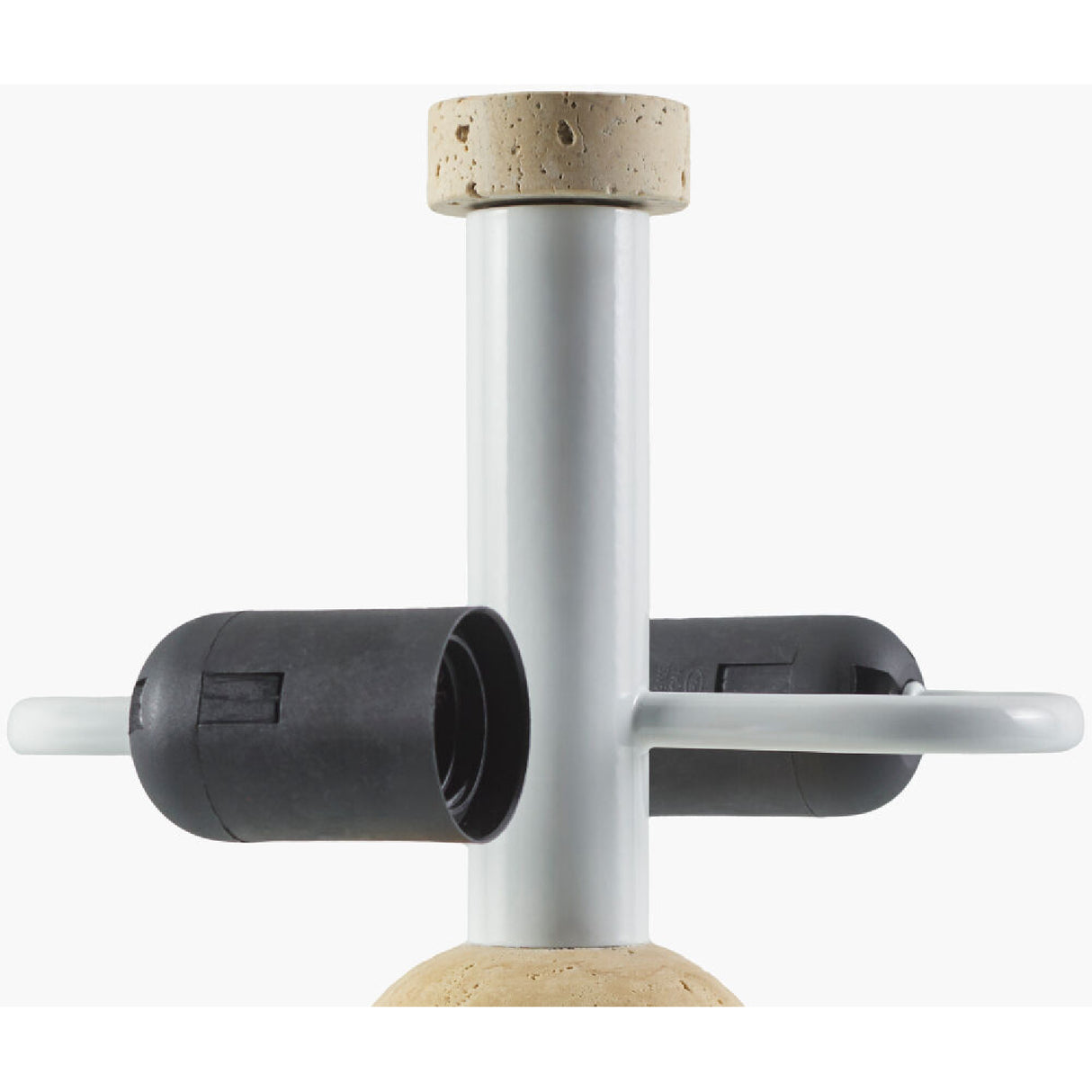   Metal Shade Travertine Table Lamp S | Oroa.com