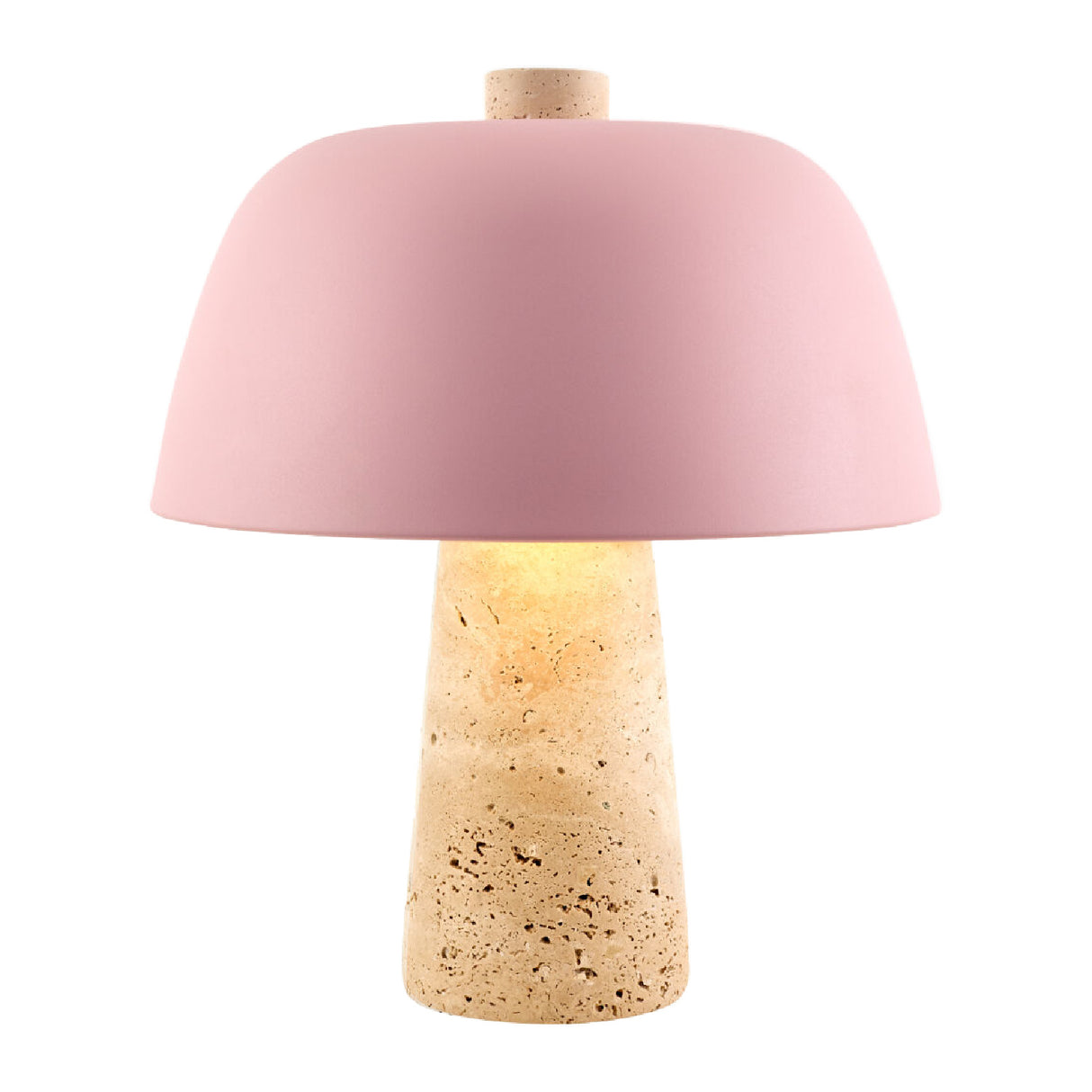   Metal Shade Travertine Table Lamp S | Oroa.com