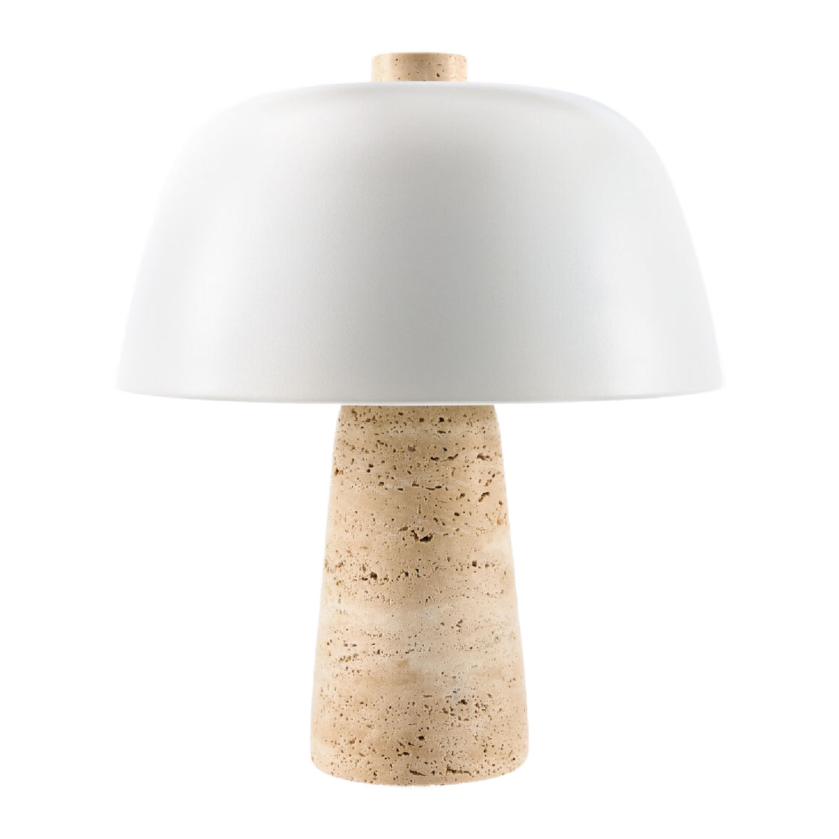   Metal Shade Travertine Table Lamp S | Oroa.com