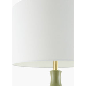   Fluted Glazed Ceramic Table Lamp | Oroa.com