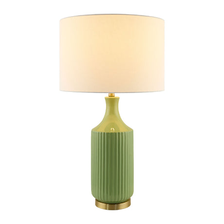   Fluted Glazed Ceramic Table Lamp | Oroa.com