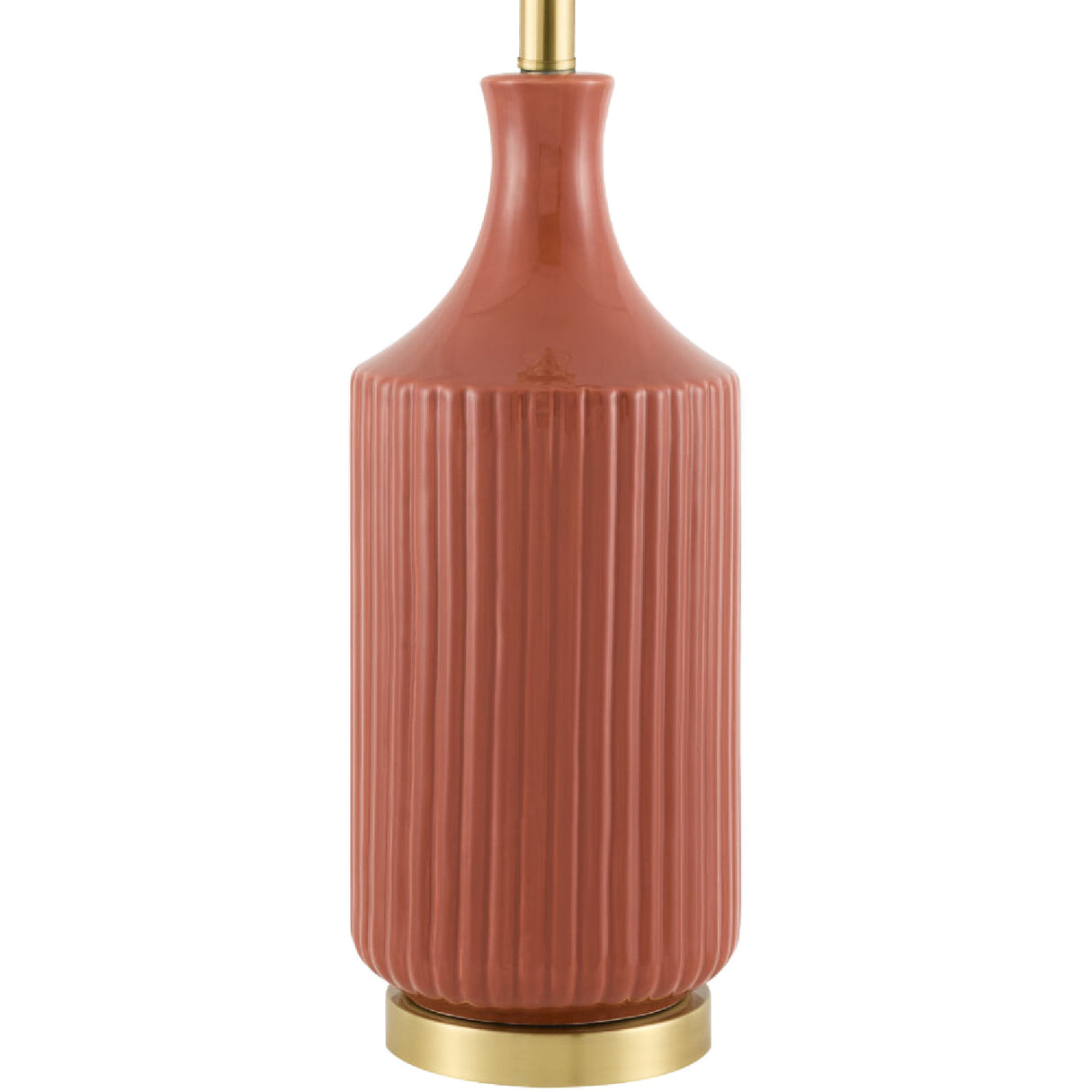   Fluted Glazed Ceramic Table Lamp | Oroa.com