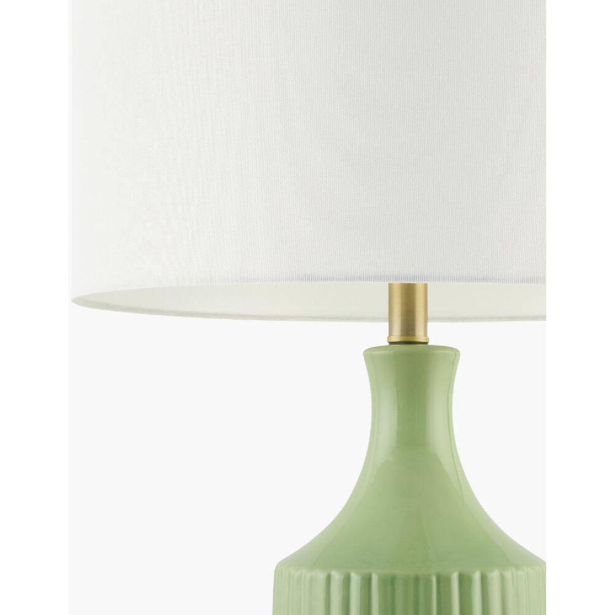   Fluted Glazed Ceramic Table Lamp | Oroa.com