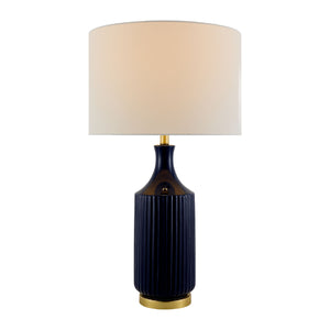   Fluted Glazed Ceramic Table Lamp | Oroa.com