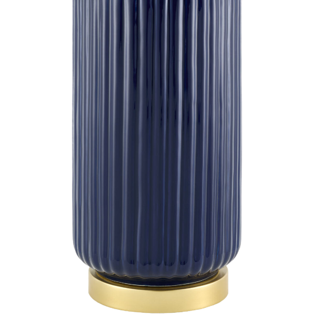   Fluted Glazed Ceramic Table Lamp | Oroa.com