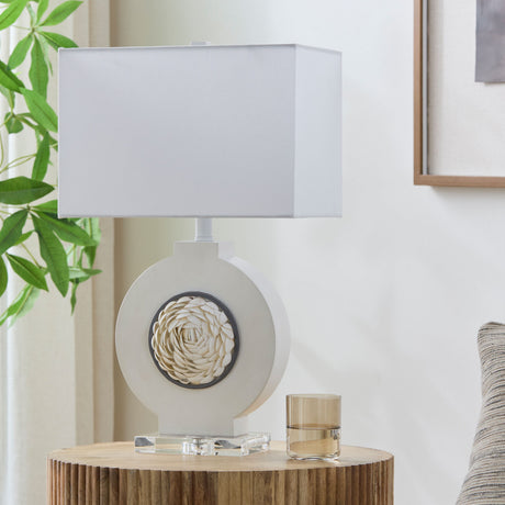  Shell Embellished Accent Table Lamp | Oroa.com