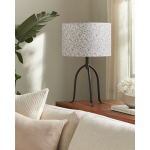   Floral Print Linen Table Lamp S | Oroa.com
