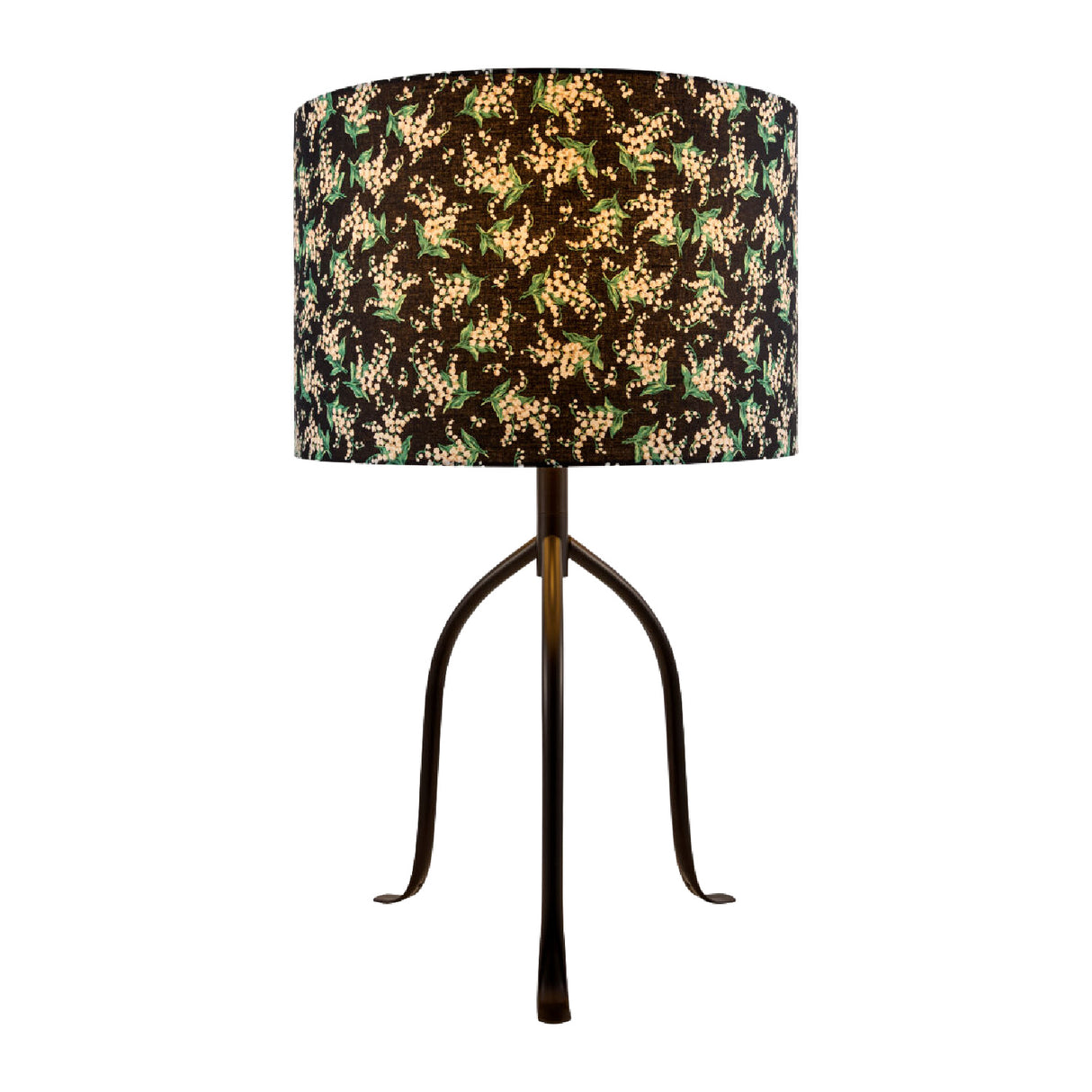   Floral Print Linen Table Lamp S | Oroa.com