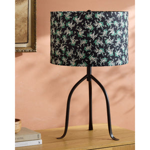   Floral Print Linen Table Lamp S | Oroa.com