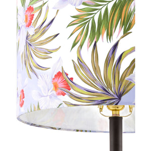   Floral Print Linen Table Lamp S | Oroa.com