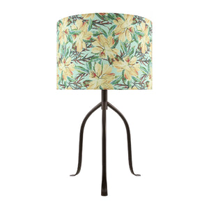   Floral Print Linen Table Lamp S | Oroa.com
