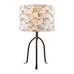   Floral Print Linen Table Lamp S | Oroa.com