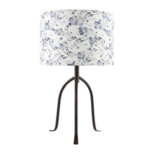   Floral Print Linen Table Lamp S | Oroa.com