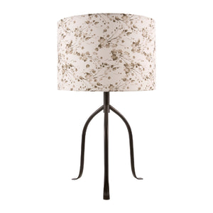   Floral Print Linen Table Lamp S | Oroa.com