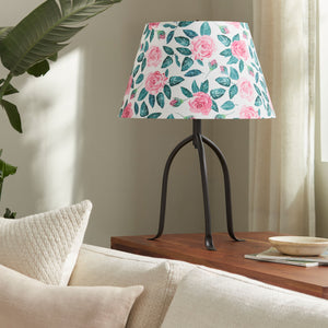   Floral Print Linen Table Lamp L | Oroa.com