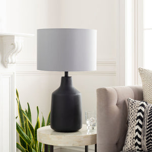   Concrete Base Linen Table Lamp | Oroa.com