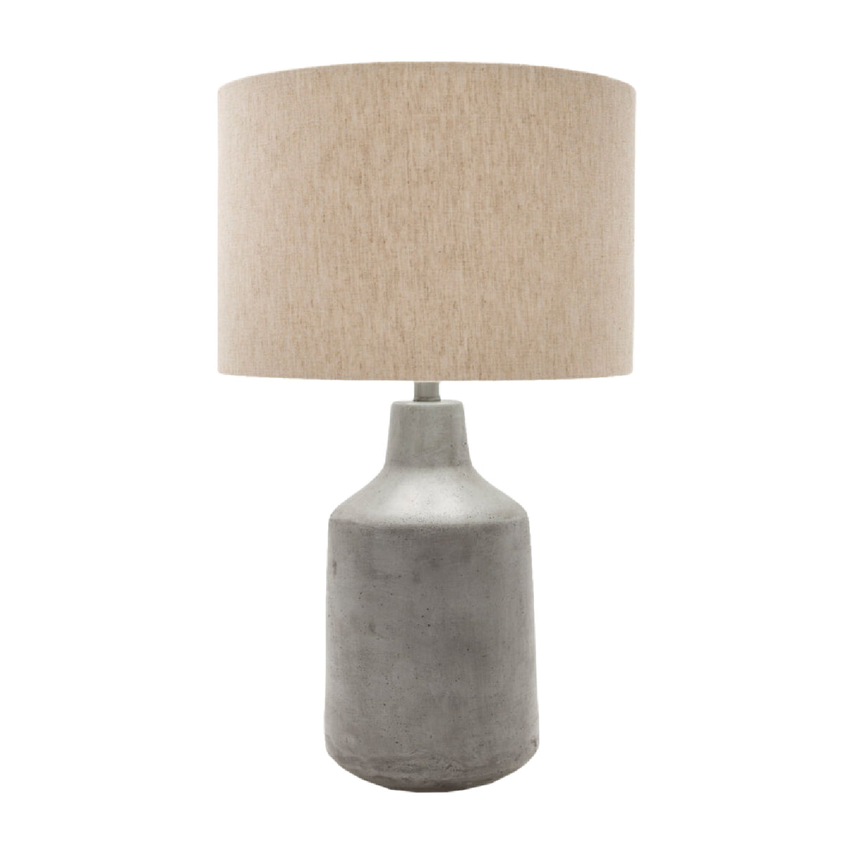   Concrete Base Linen Table Lamp | Oroa.com