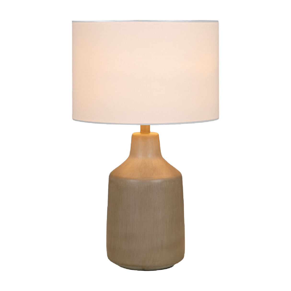   Concrete Base Linen Table Lamp | Oroa.com