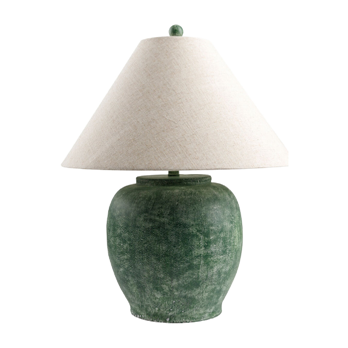   Painted Cement Linen Table Lamp | Oroa.com