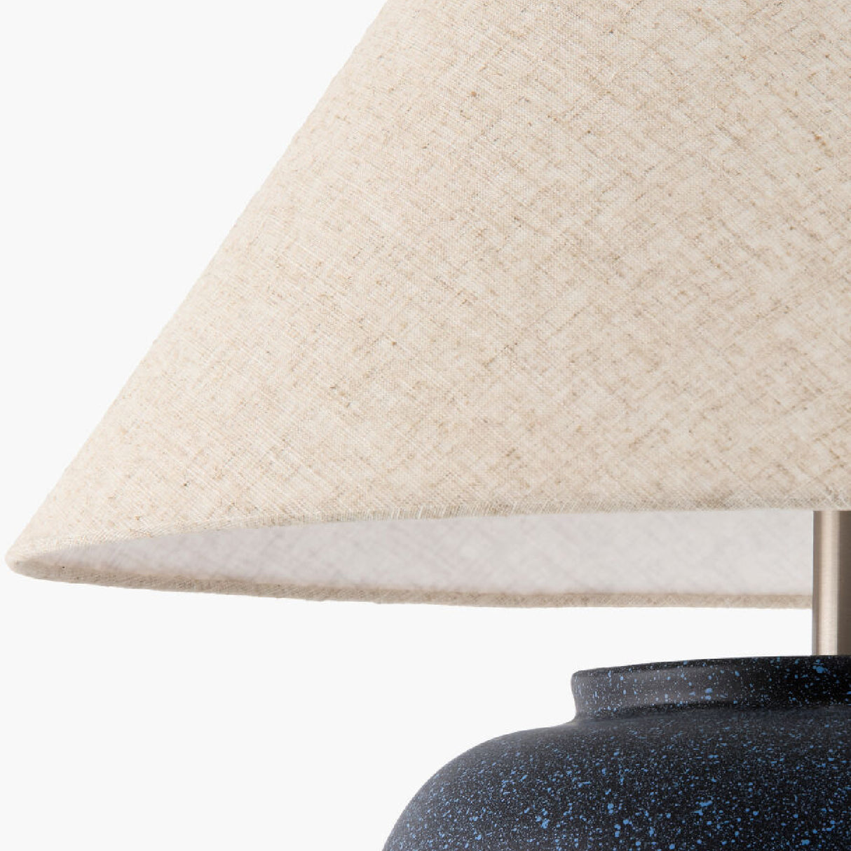   Painted Cement Linen Table Lamp | Oroa.com