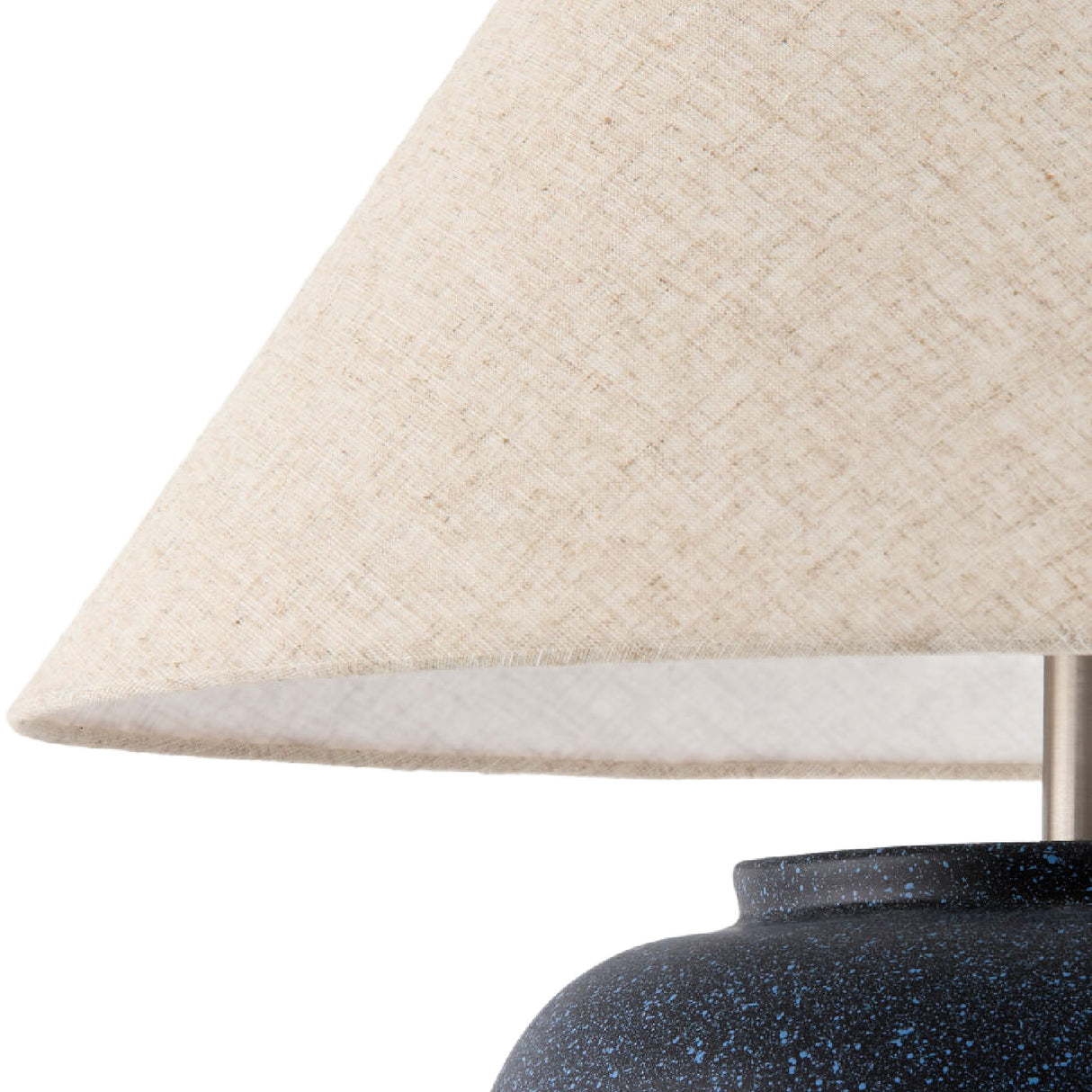   Painted Cement Linen Table Lamp | Oroa.com