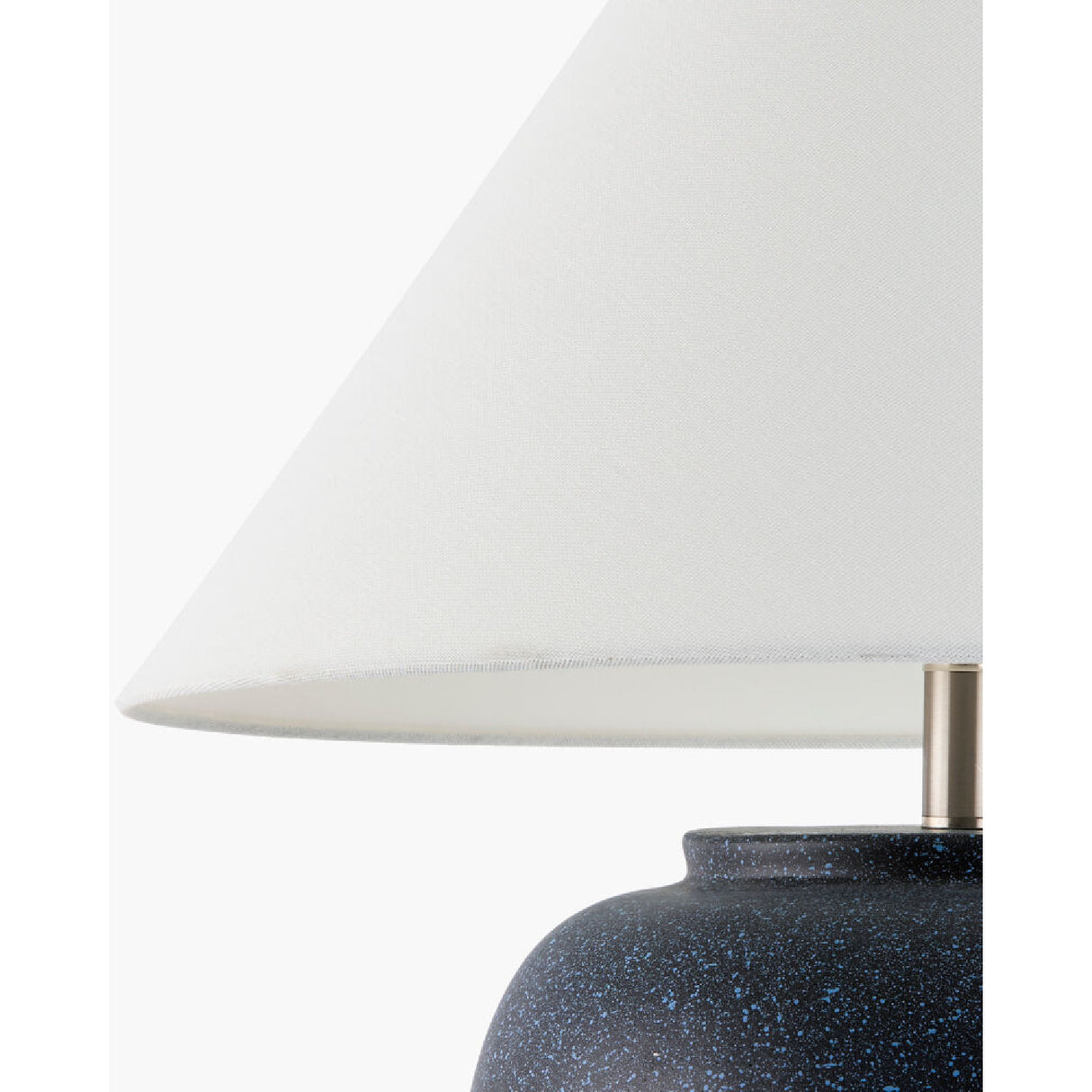   Painted Cement Linen Table Lamp | Oroa.com