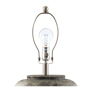   Painted Cement Linen Table Lamp | Oroa.com