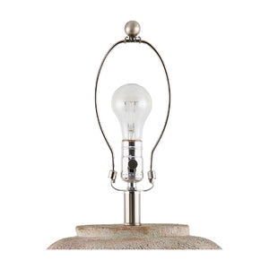   Painted Cement Linen Table Lamp | Oroa.com