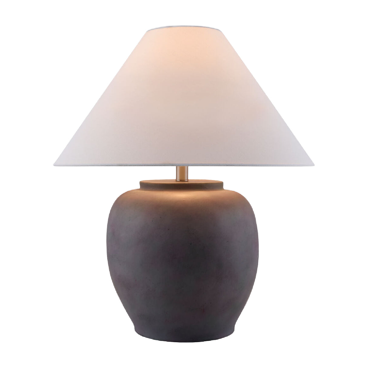   Painted Cement Linen Table Lamp | Oroa.com