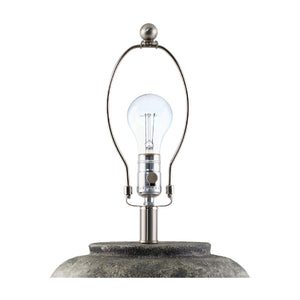   Painted Cement Linen Table Lamp | Oroa.com