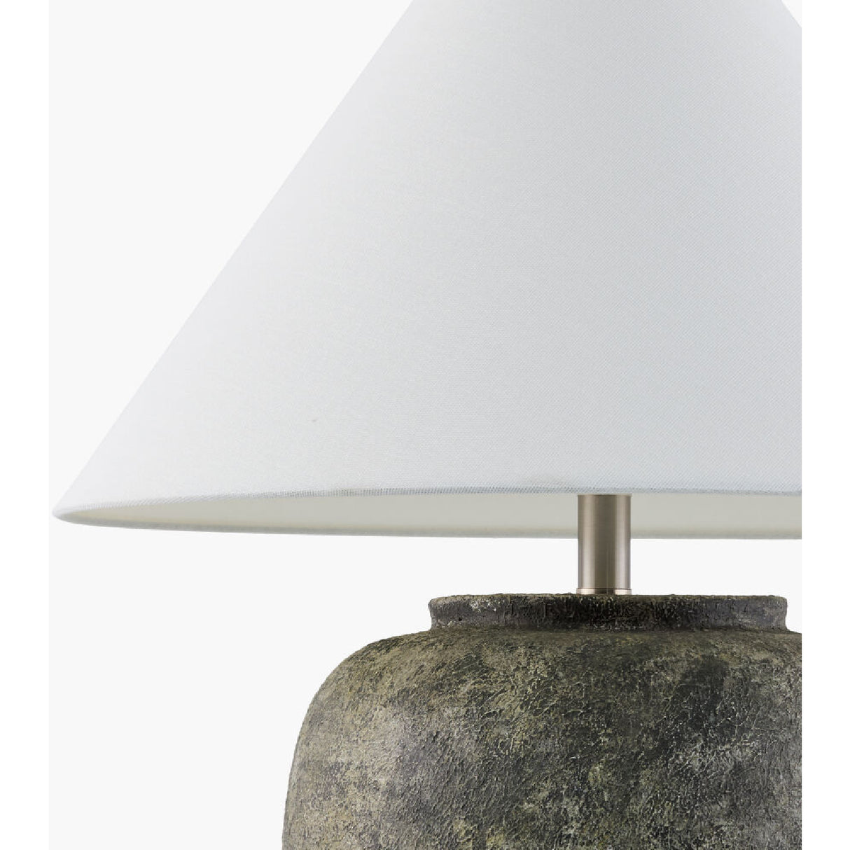   Painted Cement Linen Table Lamp | Oroa.com