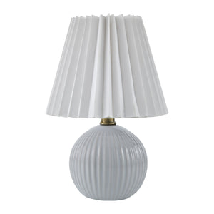   Pleated Linen Ceramic Table Lamp | Oroa.com