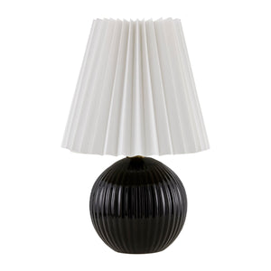   Pleated Linen Ceramic Table Lamp | Oroa.com