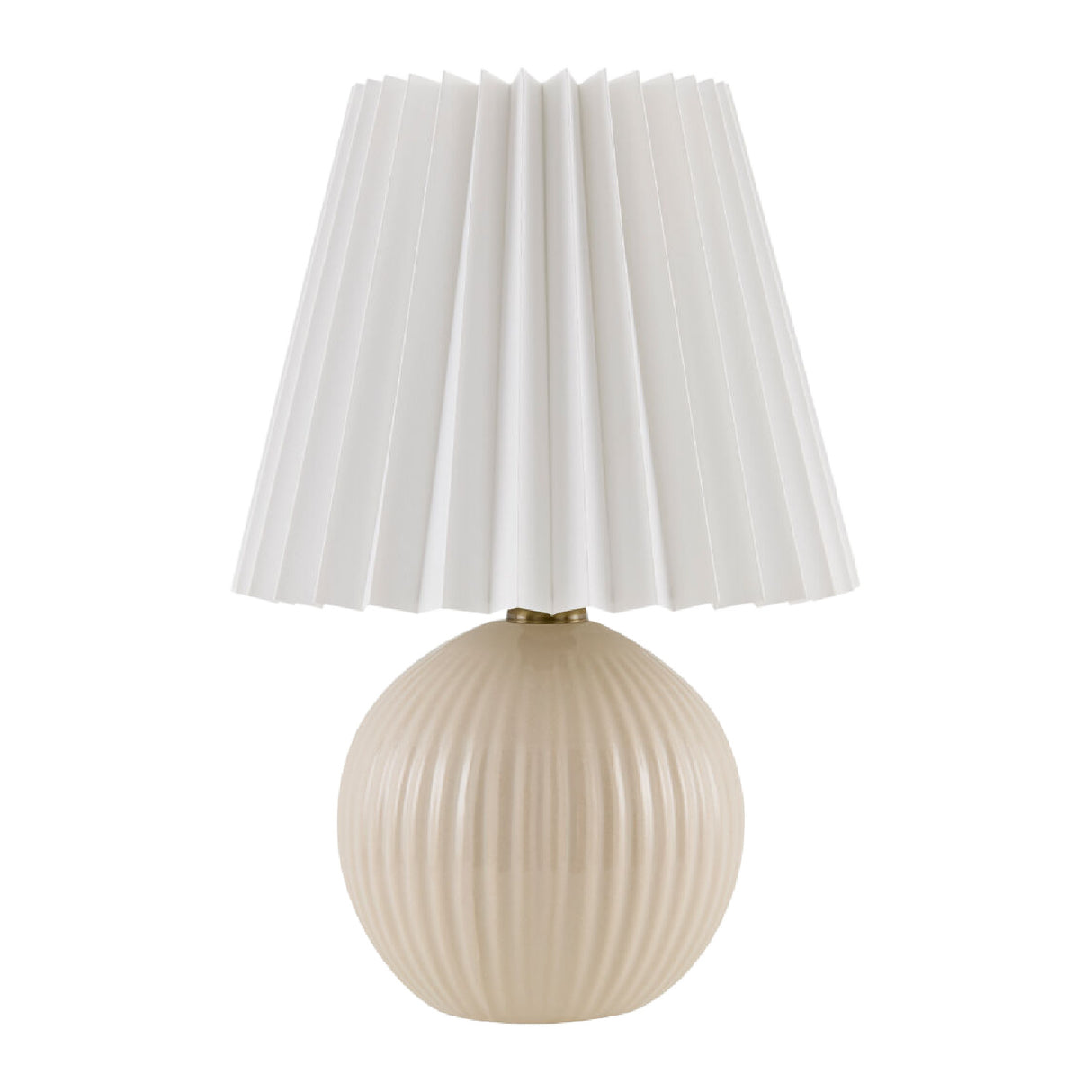   Pleated Linen Ceramic Table Lamp | Oroa.com
