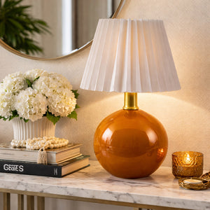   Modern European furniture - Ceramic Sphere Table Lamp - www.oroa.com | Oroa.com