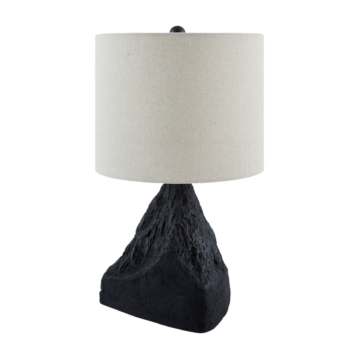   Black Organic Textured Table Lamp | Oroa.com