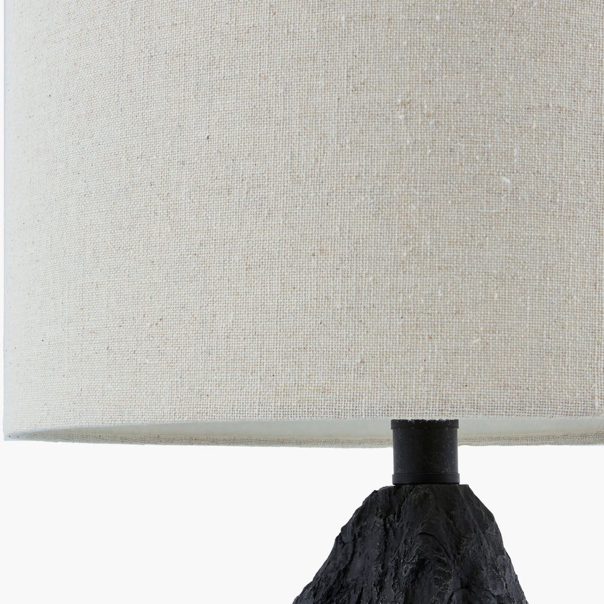   Black Organic Textured Table Lamp | Oroa.com
