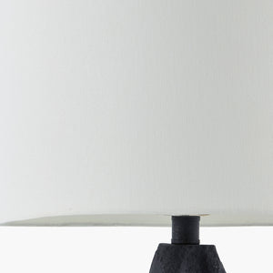   Black Textured Accent Table Lamp | Oroa.com