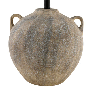   Brown Ceramic Linen Table Lamp | Oroa.com