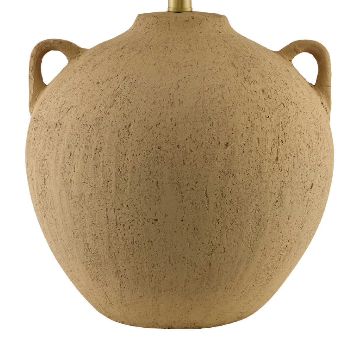   Brown Ceramic Linen Table Lamp | Oroa.com