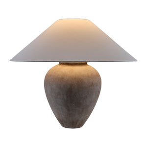   Glazed Brown Ceramic Table Lamp | Oroa.com