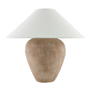   Glazed Brown Ceramic Table Lamp | Oroa.com