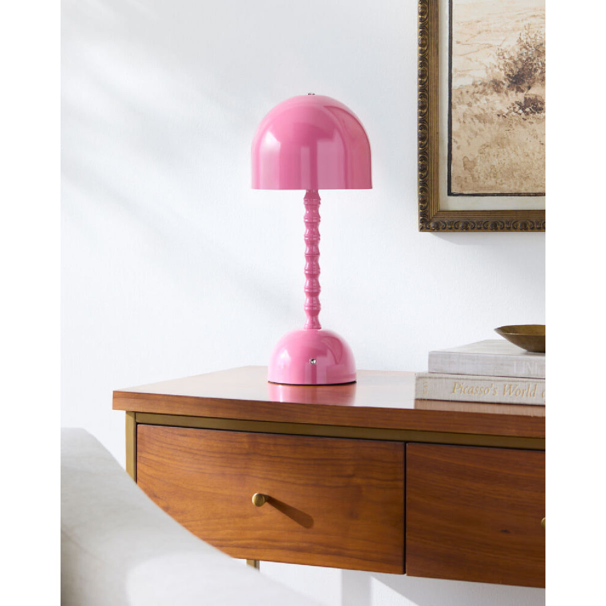   Painted Iron Dome Table Lamp | Oroa.com