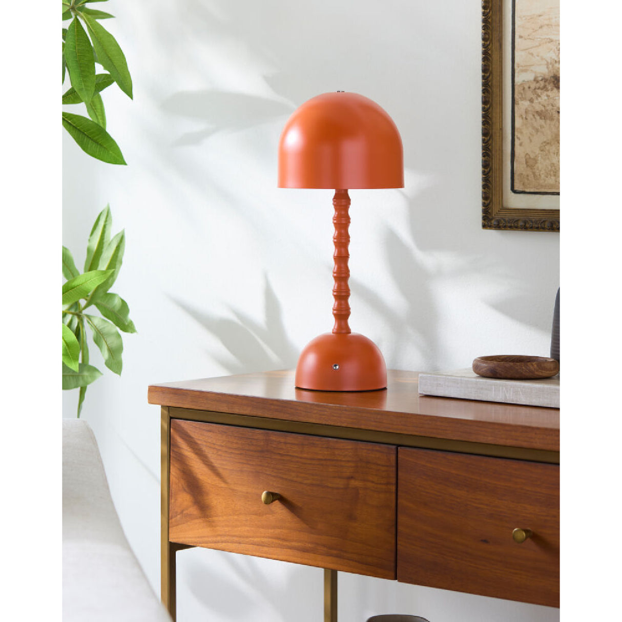   Painted Iron Dome Table Lamp | Oroa.com