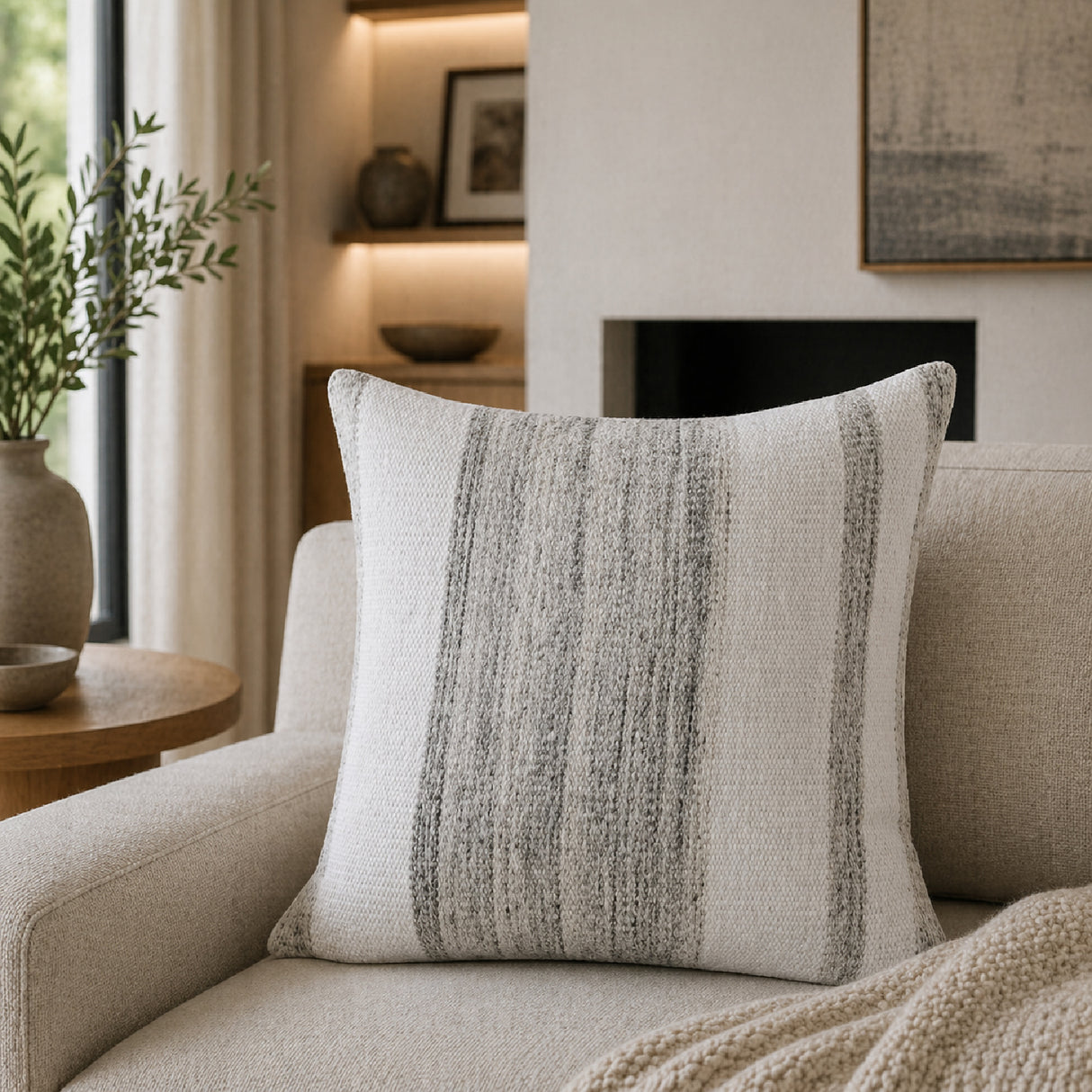   Modern European furniture - Woven Cotton Pillow - www.oroa.com | Oroa.com