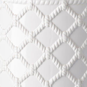   Lattice Patterned Ceramic Garden Stool | Oroa.com