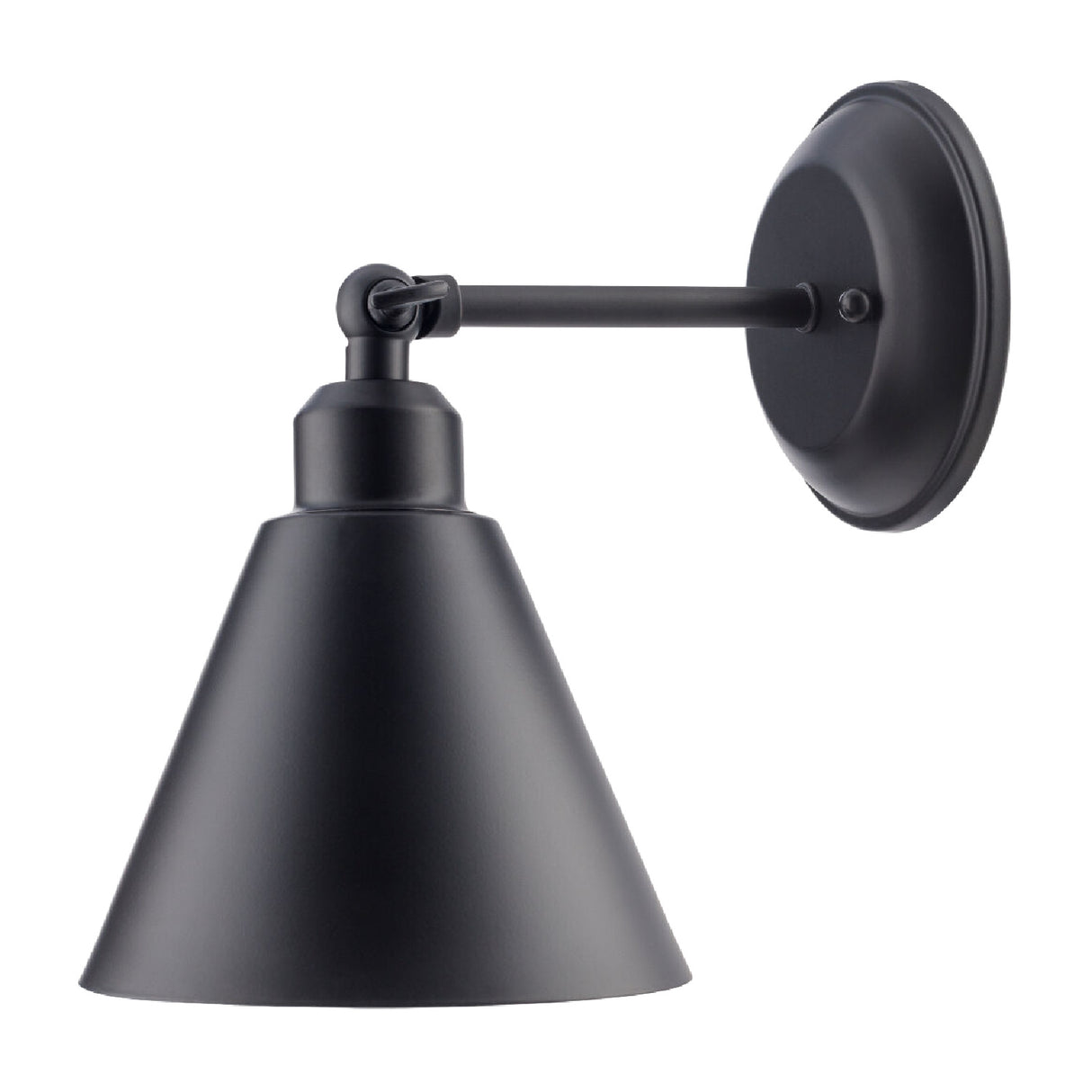   Modern European furniture - Black Conical Metal Wall Lamp - www.oroa.com | Oroa.com